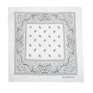 CTM Classic Cotton Paisley Bandana - All-Purpose Function and Style